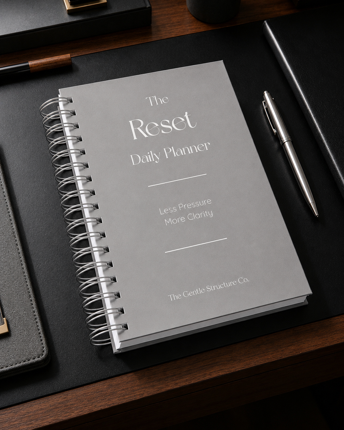The Reset Daily Planner - Light Grey