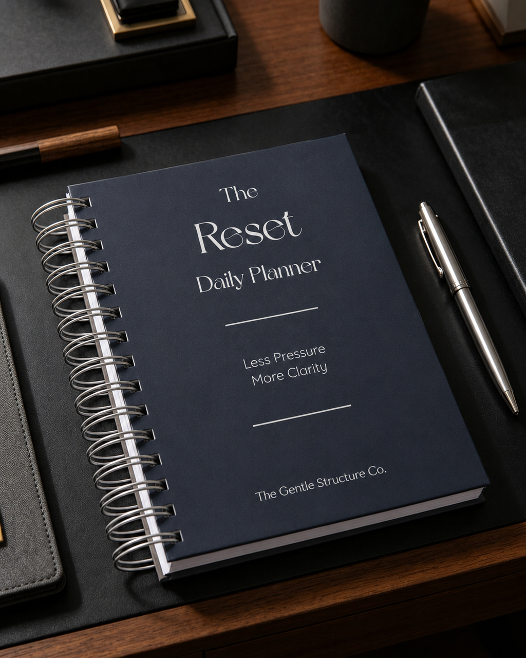 The Reset Daily Planner - Navy