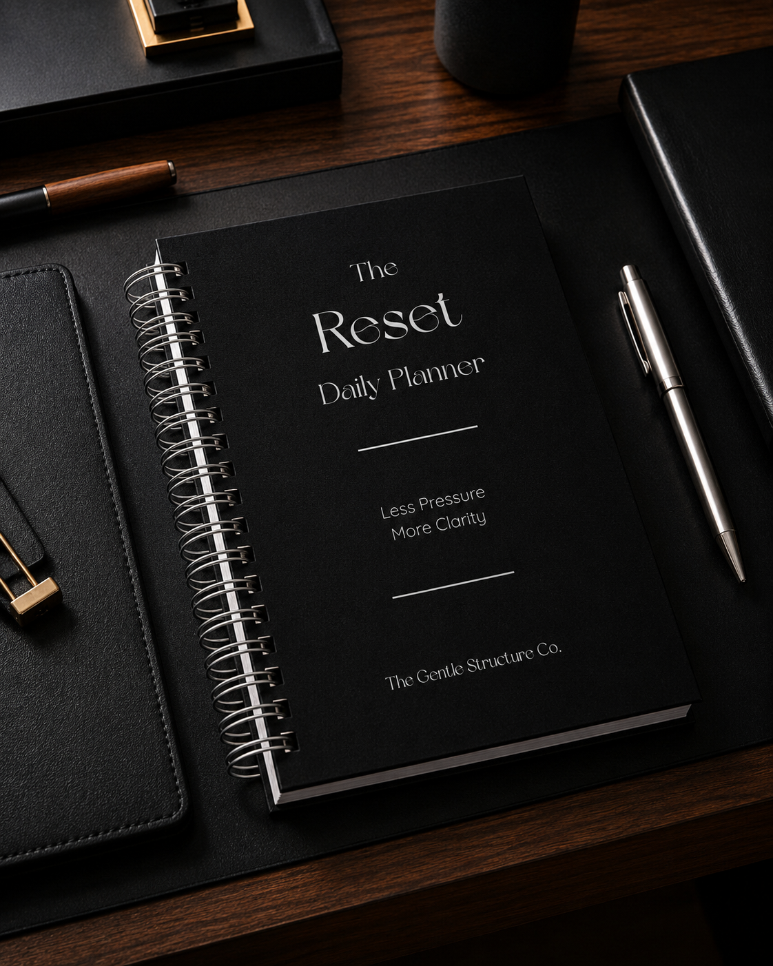 The Reset Daily Planner - Black