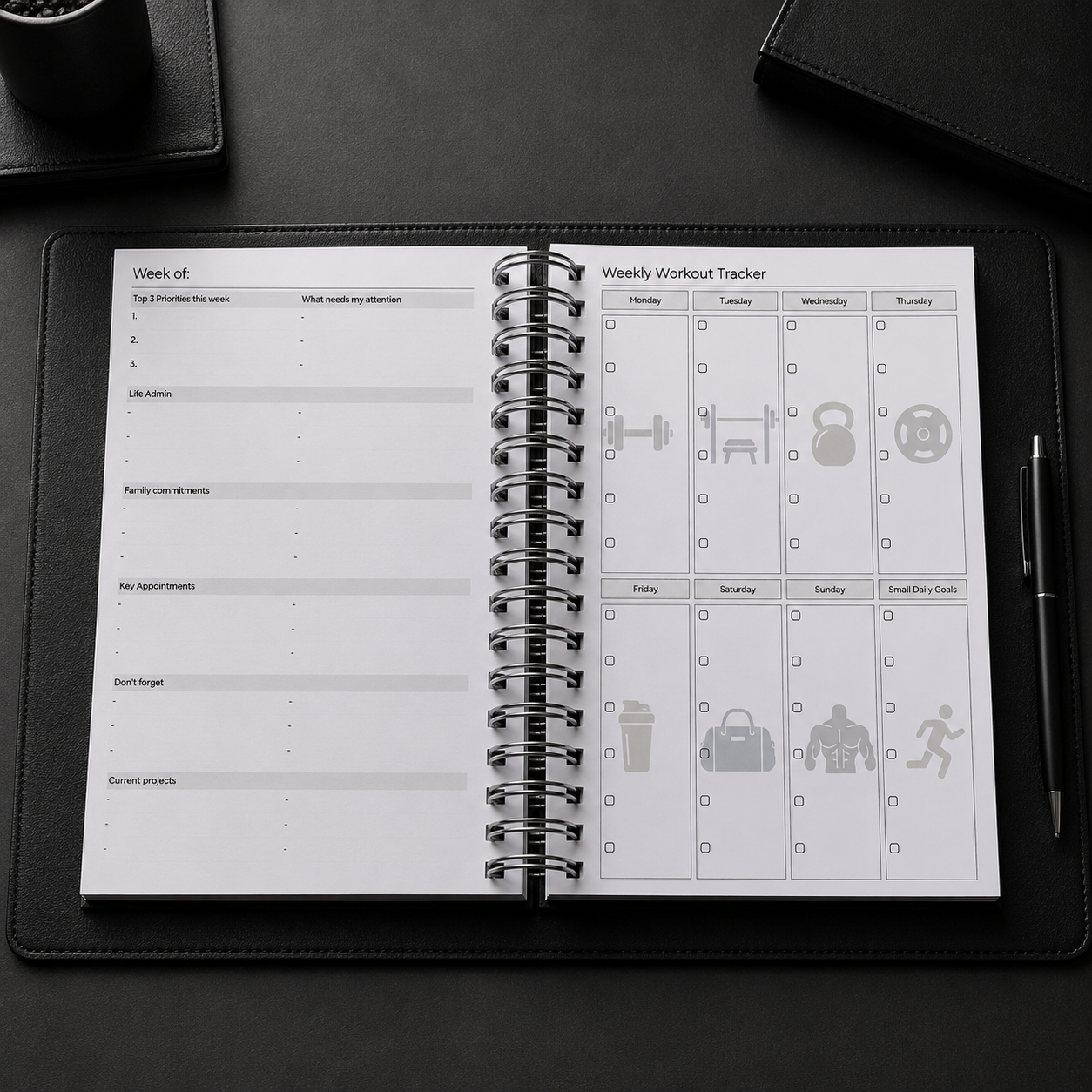 The Reset Daily Planner - Beige