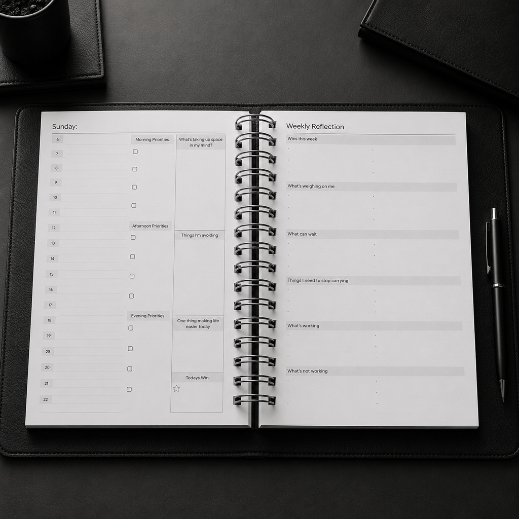 The Reset Daily Planner - Beige
